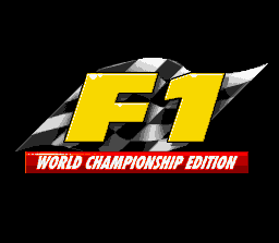 F1 World Championship Edition (SNES)   © Domark 1995    1/3