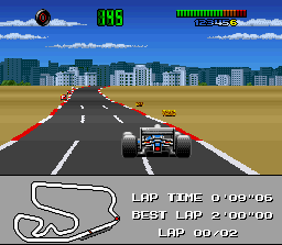 F1 World Championship Edition (SNES)   © Domark 1995    2/3
