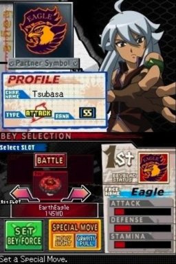 Beyblade: Metal Fusion: Cyber Pegasus (NDS)   © Hudson 2009    2/3