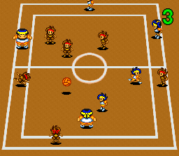 Go! Go! Dodge League (SNES)   © Pack-In-Video 1993    2/3