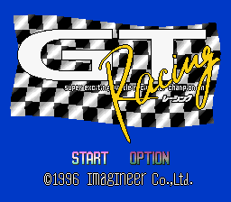 GT Racing (SNES)   © Imagineer 1996    1/3