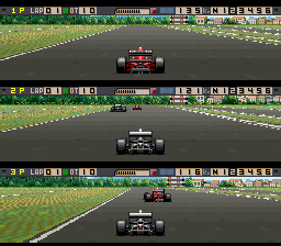Human Grand Prix III: F1 Triple Battle (SNES)   © Human 1994    3/3