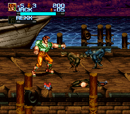 Iron Commando: Kotetsu No Senshi (SNES)   © Poppo 1995    2/3