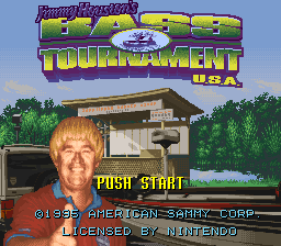 Bass Tournament U.S.A. (SNES)   © American Sammy 1995    1/3