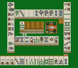 Joushou Mahjong Tenpai (SNES)   © Enix 1995    3/3