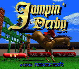 Jumpin' Derby (SNES)   © Naxat Soft 1996    1/3