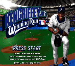 Ken Griffey Jr.'s Winning Run (SNES)   © Nintendo 1996    1/3