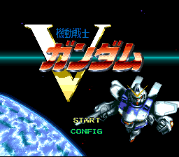 Kidou Senshi V Gundam (SNES)   © Bandai 1994    1/3