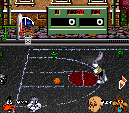 Looney Tunes Basketball (SNES)   © SunSoft 1995    3/3