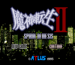 Majin Tensei II: Spiral Nemesis (SNES)   © Atlus 1995    1/3
