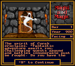 Might And Magic II: Gates To Another World (SNES)   © Elite 1993    2/3