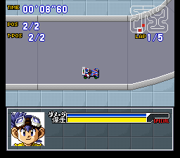 Mini Yonku Let's & Go!! Power WGP 2 (SNES)   © Nintendo 1998    3/3