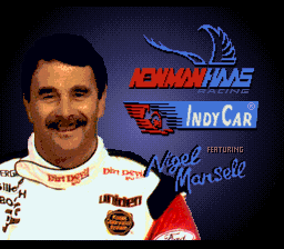 Newman Haas IndyCar (SNES)   © Acclaim 1994    1/3