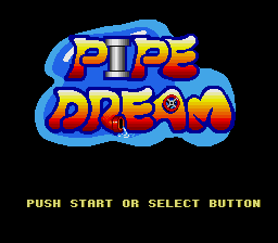 Pipe Dream (SNES)   © Bullet Proof 1992    1/3