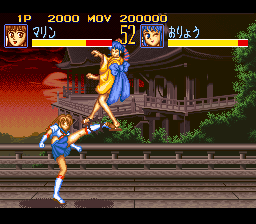 Seifuku Densetsu: Pretty Fighter (SNES)   © Imagineer 1994    2/3