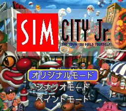 SimCity Jr. (SNES)   © Imagineer 1996    1/3