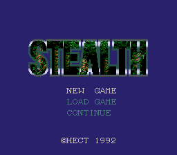 Stealth (SNES)   © Hect 1992    1/3