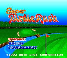 Super Birdie Rush (SNES)   © Data East 1992    1/3