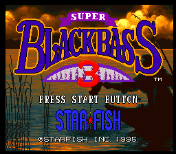 Super Black Bass 3 (SNES)   © Starfish 1995    1/3