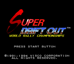 Super Drift Out (SNES)   © Visco 1995    1/3