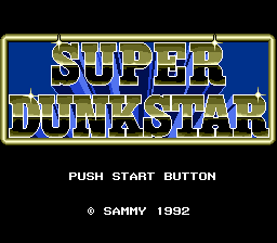 Super Dunk Star (SNES)   © Sammy 1993    1/3