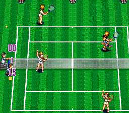 Super Final Match Tennis (SNES)   © Human 1994    3/3