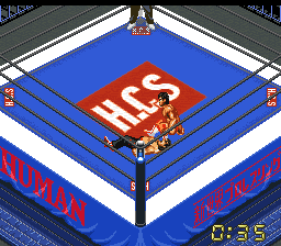 Super Fire Pro Wrestling X: Premium (SNES)   © Human 1996    2/3