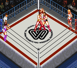 Super Fire Pro Wrestling: Queen's Special (SNES)   © Human 1995    2/3