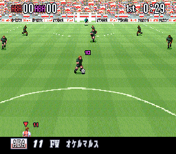 Super Formation Soccer 96: World Club Edition (SNES)   © Human 1996    2/3