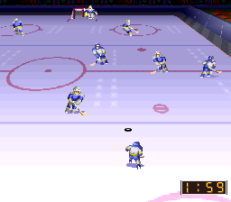 Super Ice Hockey (SNES)   © SunSoft 1994    2/3