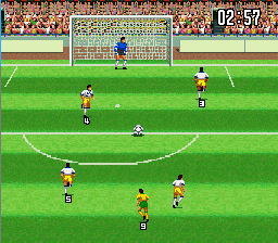 Takeda Nobuhiro No Super League Soccer (SNES)   © Jaleco 1994    2/3