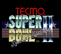 Tecmo Super Bowl II: Special Edition (SNES)   © Tecmo 1994    1/3