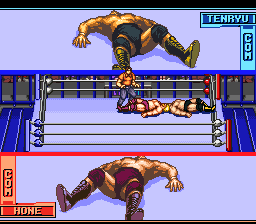 Tenryu Genchiro No Pro Wrestling Revolution: Wrestle And Romance (SNES)   © Jaleco 1994    2/3