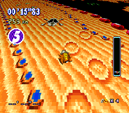 Uchuu Race: Astro Go! Go! (SNES)   © Meldac 1994    3/3