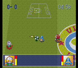 Ultra League: Moero Soccer Daisessen (SNES)   © Yutaka 1995    2/3