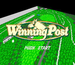 Winning Post (SNES)   © KOEI 1993    1/3