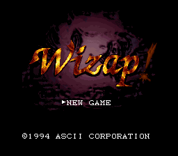 Wizap! Ankoku No Ou (SNES)   © ASCII 1994    1/3