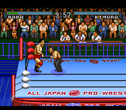 Zen-Nippon Pro Wrestling (SNES)   © NCS 1993    2/3
