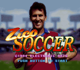 Zico Soccer (SNES)   © EA 1994    1/3