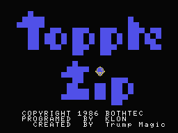 Topple Zip (MSX)   © BOTHTEC 1986    1/2