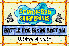 SpongeBob SquarePants: Battle For Bikini Bottom (GBA)   © THQ 2003    1/3