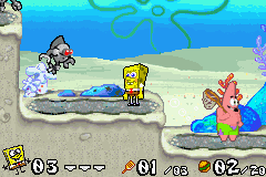 SpongeBob SquarePants: Battle For Bikini Bottom (GBA)   © THQ 2003    2/3