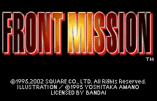 Front Mission (WSC)   © Square 2002    1/3