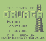 The Tower Of Druaga (GB)   © Angel 1990    1/3