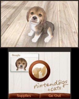 Nintendogs + Cats: Toy Poodle & New Friends   © Nintendo 2011   (3DS)    1/3