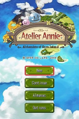 Atelier Annie: Alchemists Of Sera Island (NDS)   © Gust 2009    1/4