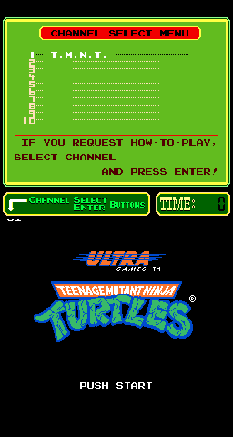 Teenage Mutant Ninja Turtles (ARC)   © Nintendo 1989    1/4