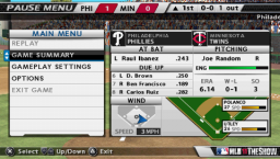 MLB 11: The Show (PSP)   © SIEA 2011    4/7