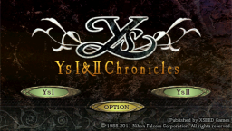 Ys I & II Chronicles (PSP)   © Falcom 2009    3/8