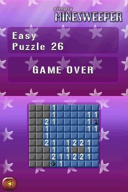 Simply Minesweeper (NDS)   © Engine Software 2011    3/3